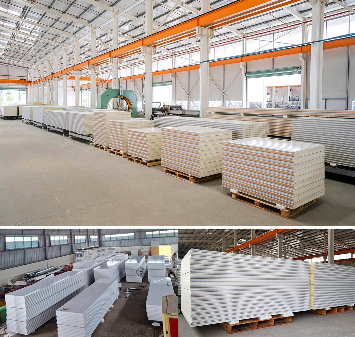 Nhà máy sản xuất tấm Panel cách nhiệt chống cháy Duy Minh với dây chuyền công nghệ hiện đại và quy trình khép kín
