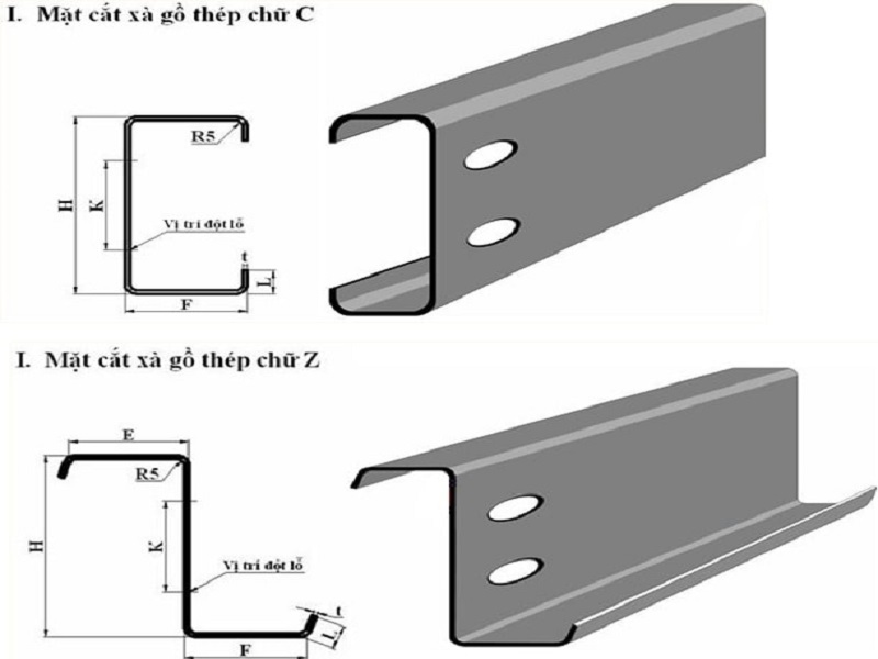 XÀ GỒ CHỮ C & Z